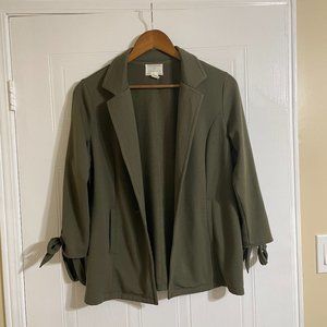 Caslon Olive Green Soft Blazer Jacket